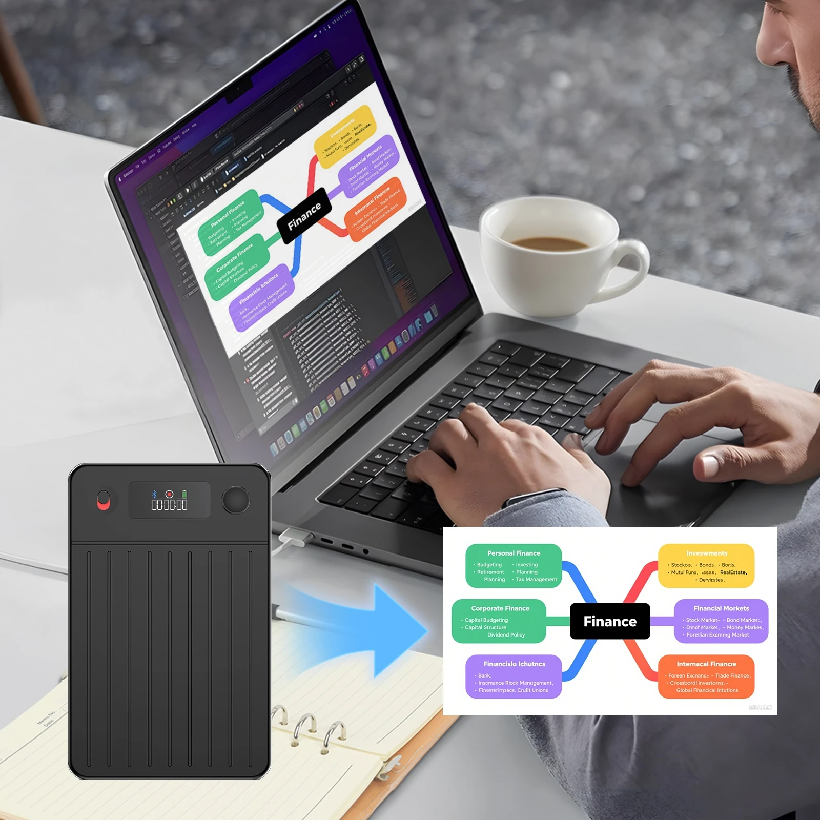 Fracix Al Smart Voice Recorder - Image 1