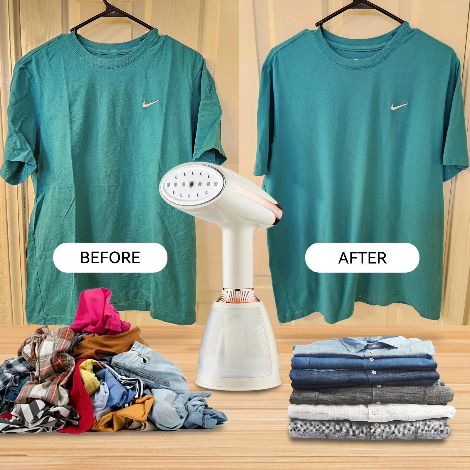 Teldoris Handheld Portable Steamer for Clothes - Image 1