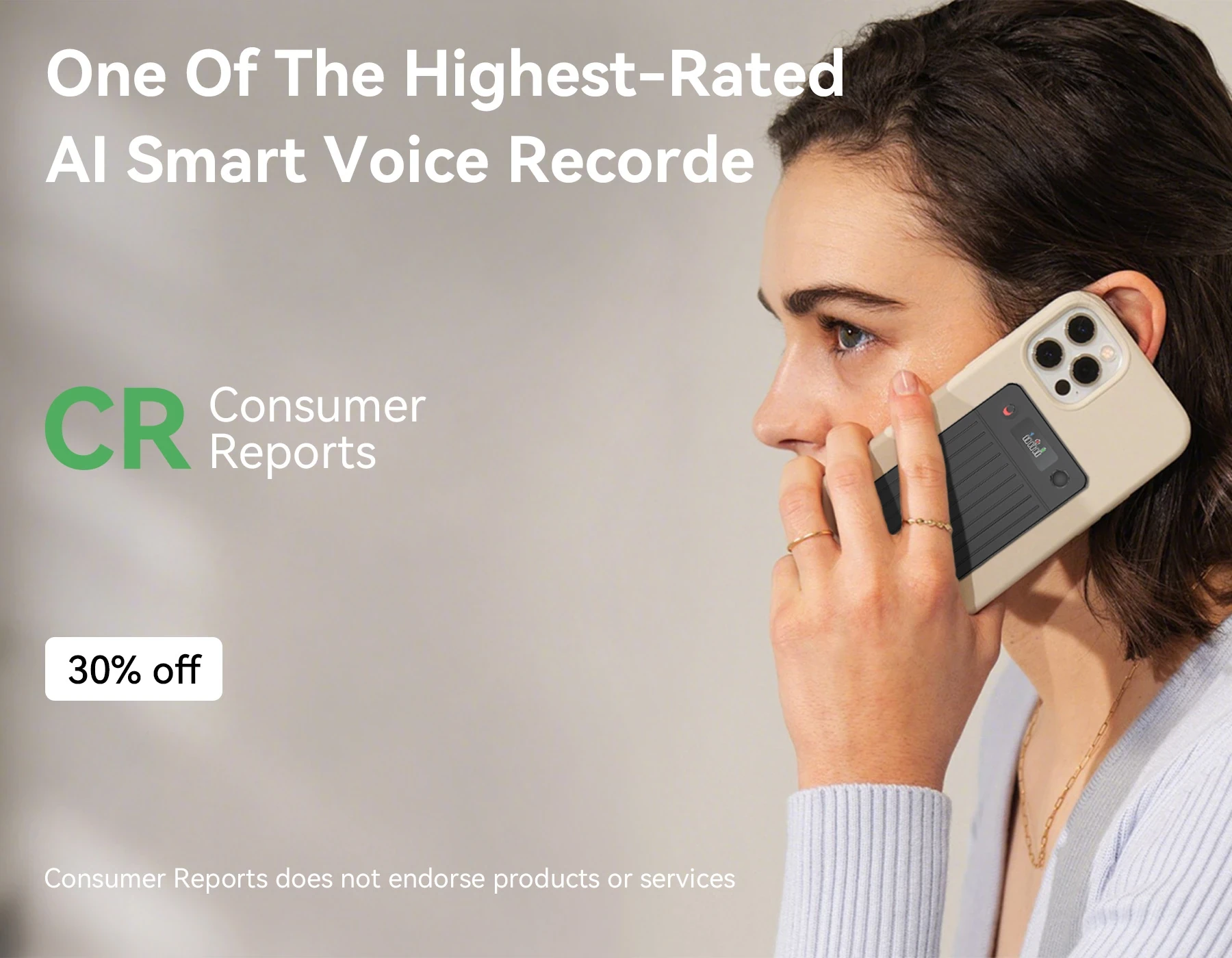Fracix Al Smart Voice Recorder - Image 2
