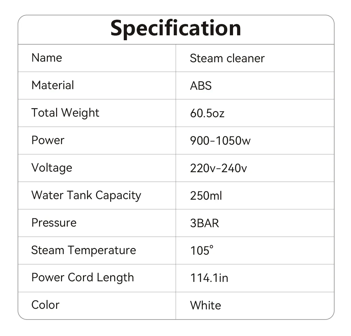 Oliventa Handheld Steam Cleaner - Image 1