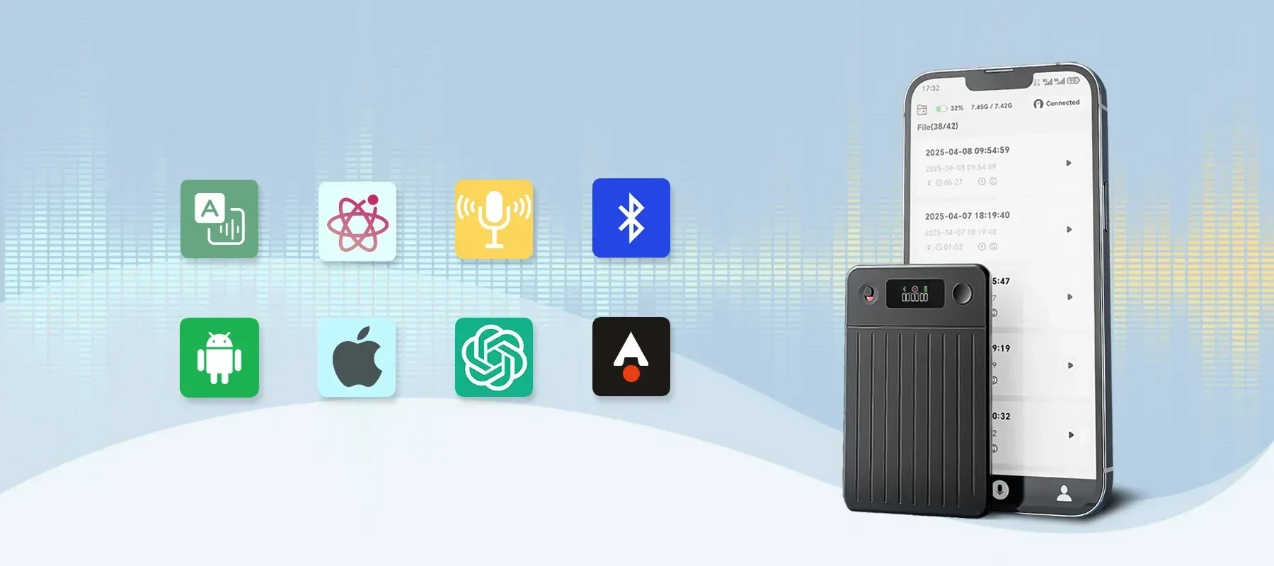 Fracix Al Smart Voice Recorder - Image 1