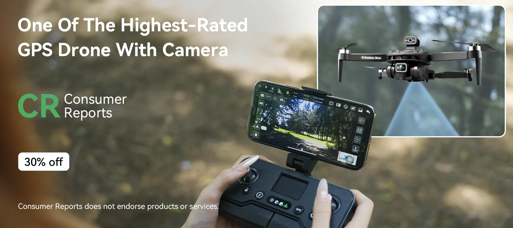 Calthic GPS Drone With Camera - Image 1