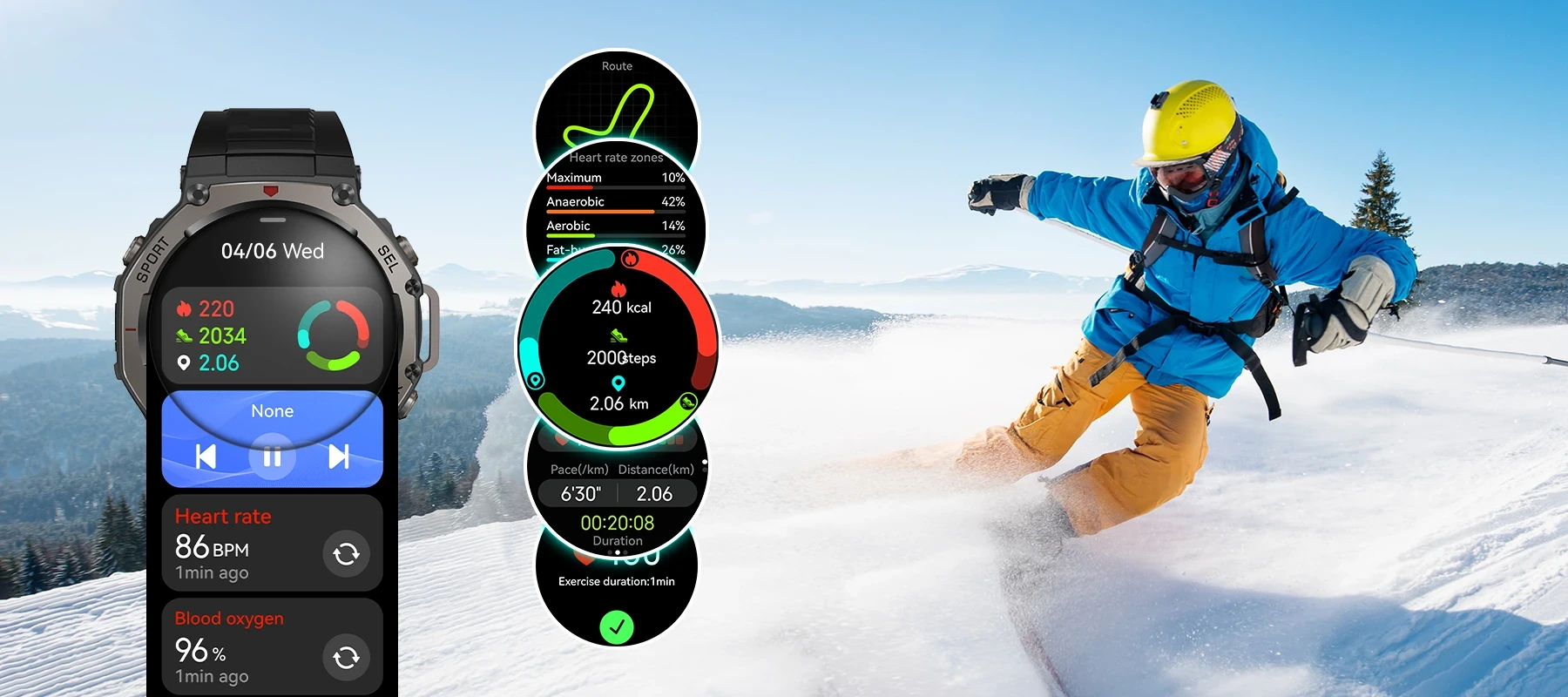 Sekoda GPS Sports Smartwatch - Image 3