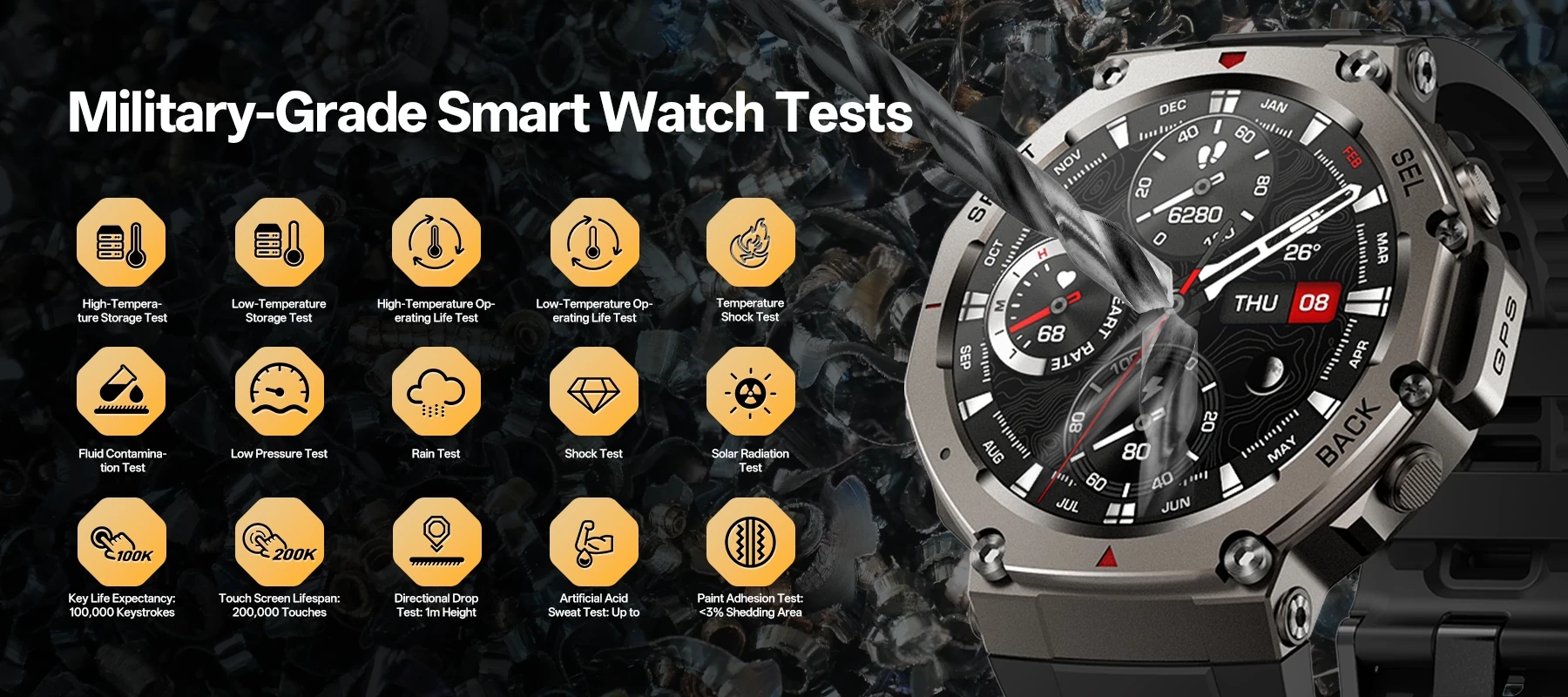Sekoda GPS Sports Smartwatch - Image 1