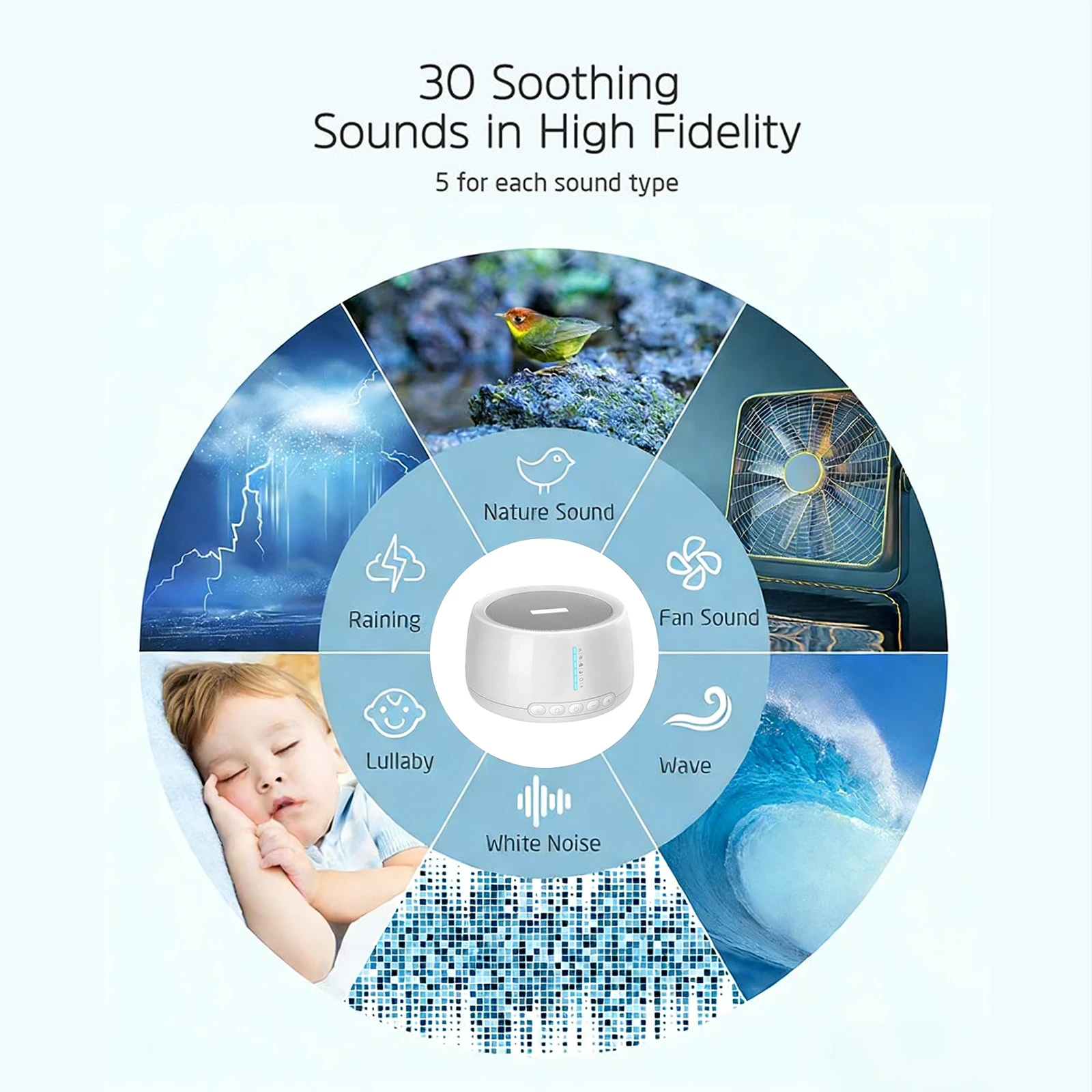 30 Soothing Sounds in High Fidelity