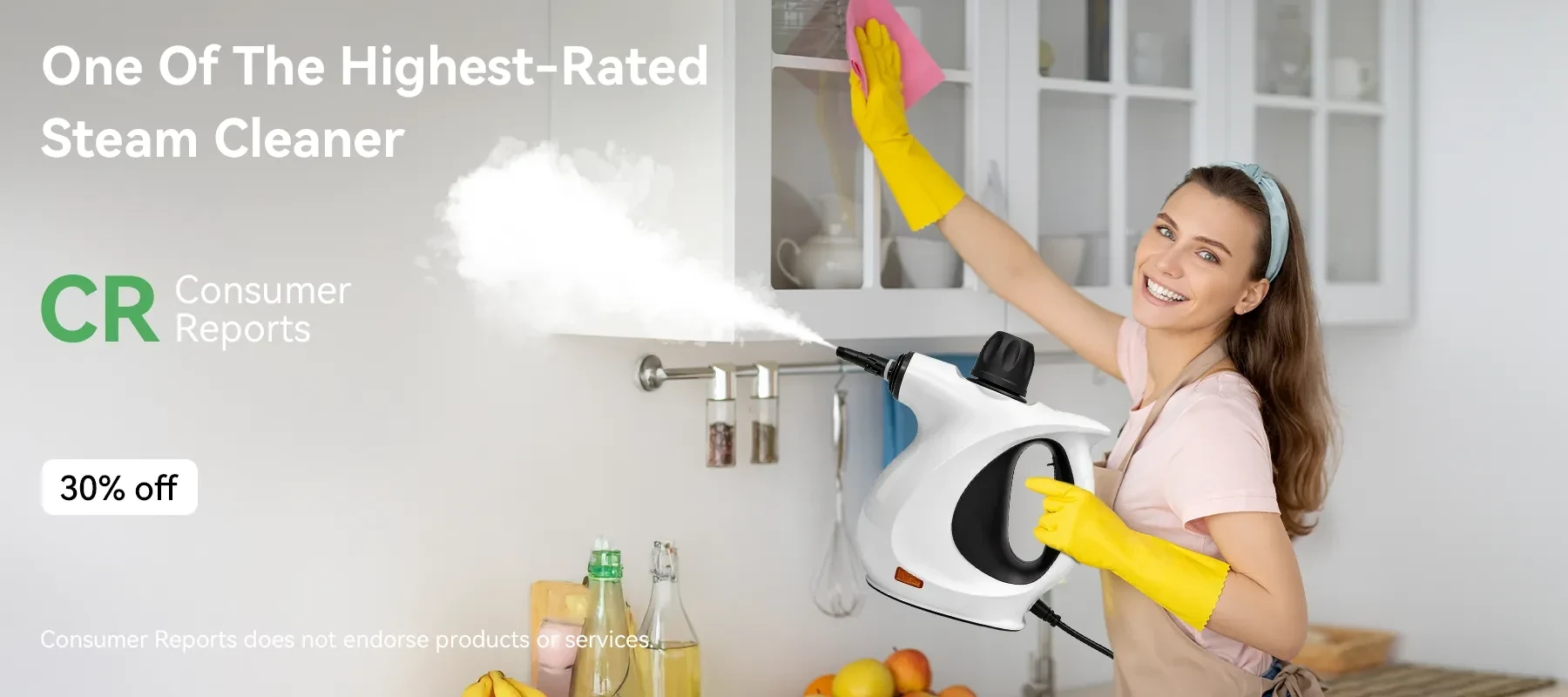 Oliventa Handheld Steam Cleaner - Image 1