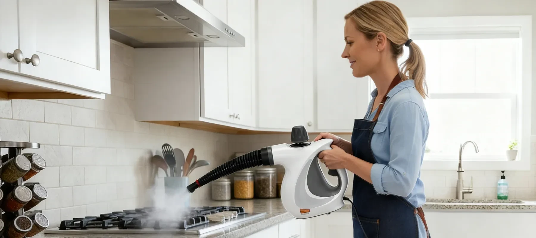 Oliventa Handheld Steam Cleaner - Image 1