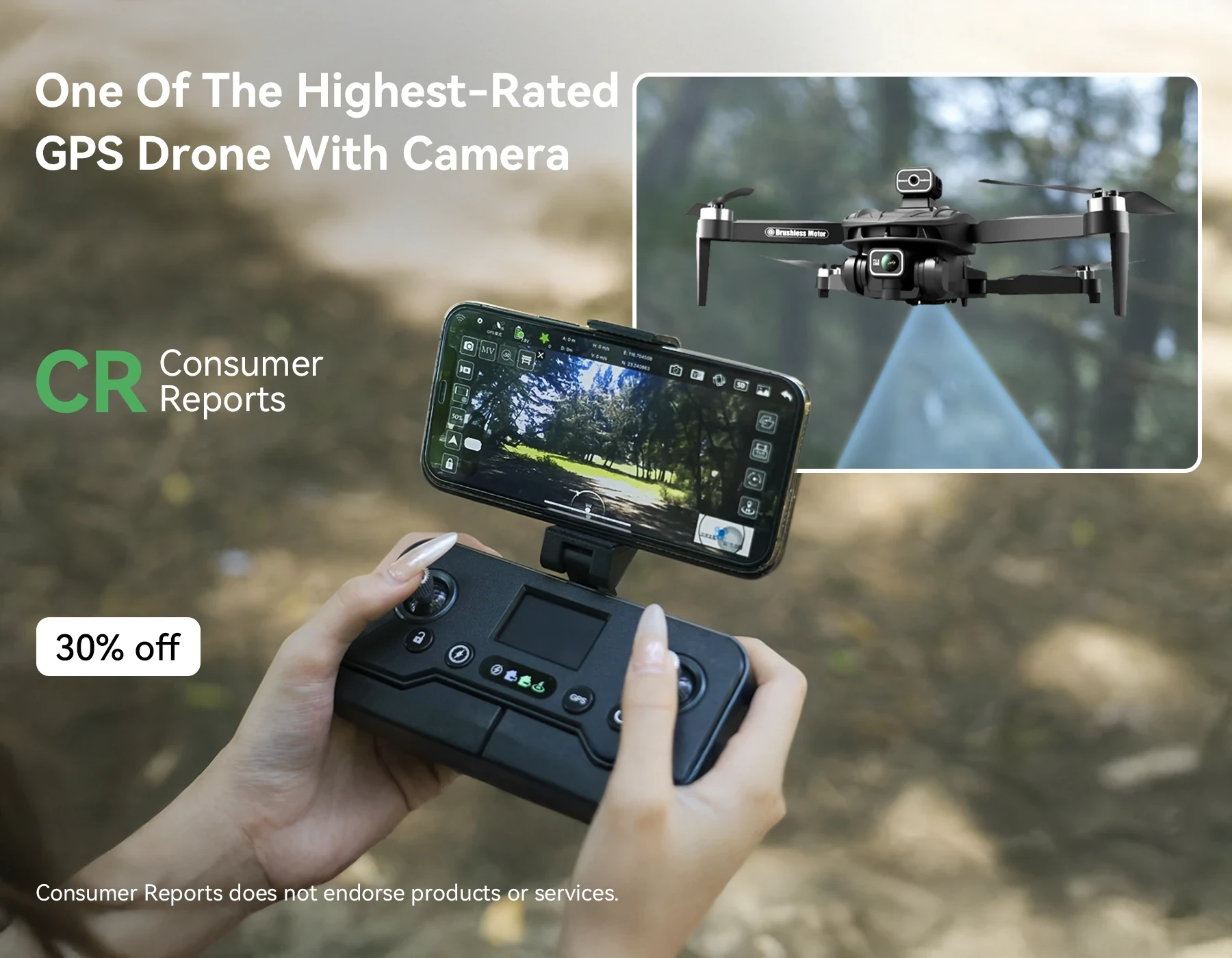 Calthic GPS Drone With Camera - Image 2