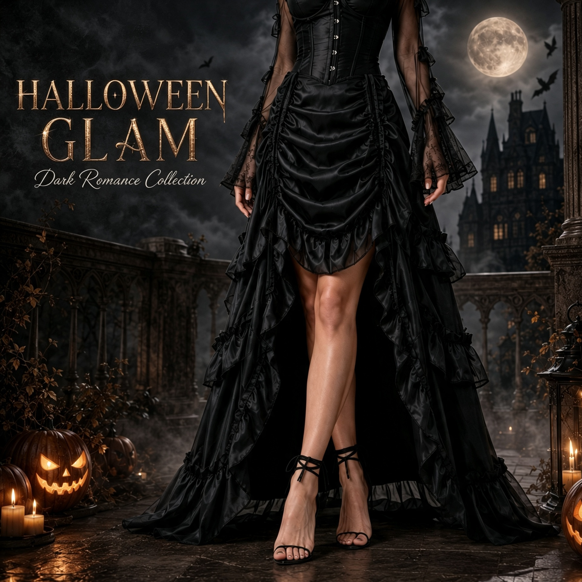 Nocturne Pirate Ruffle Skirt