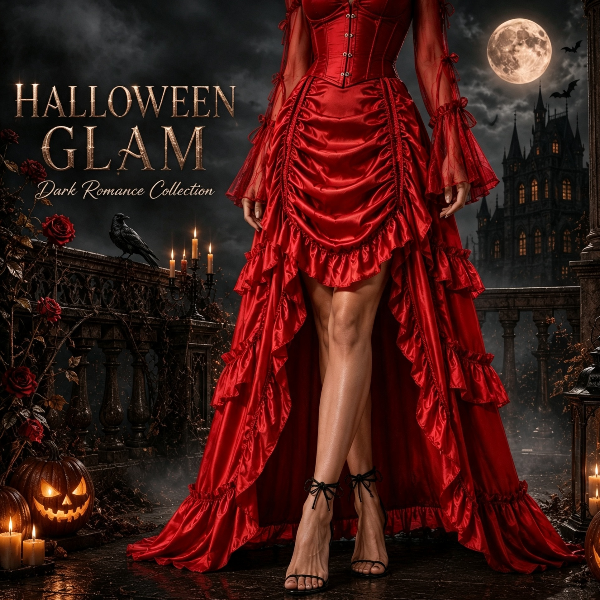 Nocturne Pirate Ruffle Skirt