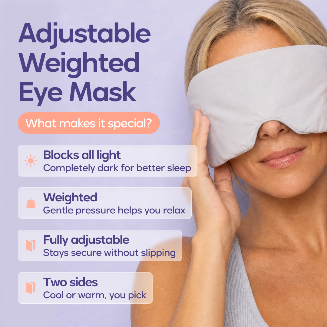 Adjustable/Fitted Weighted Eye Mask