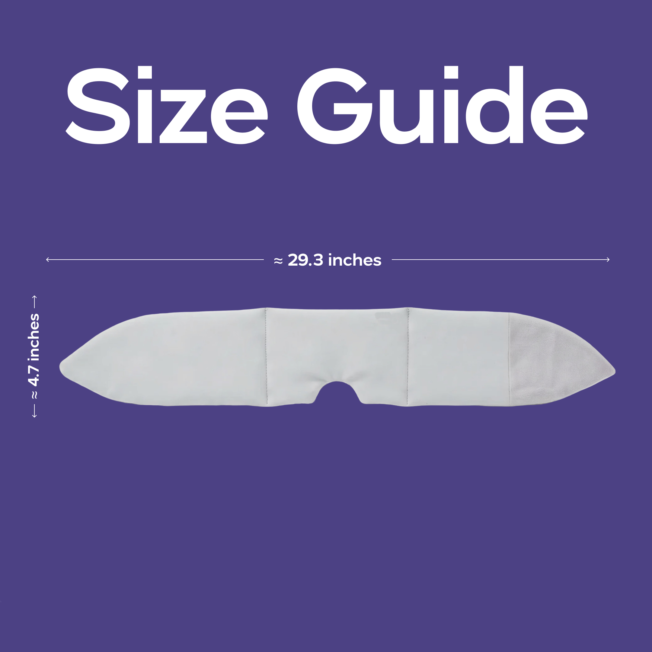 Adjustable/Fitted Weighted Eye Mask