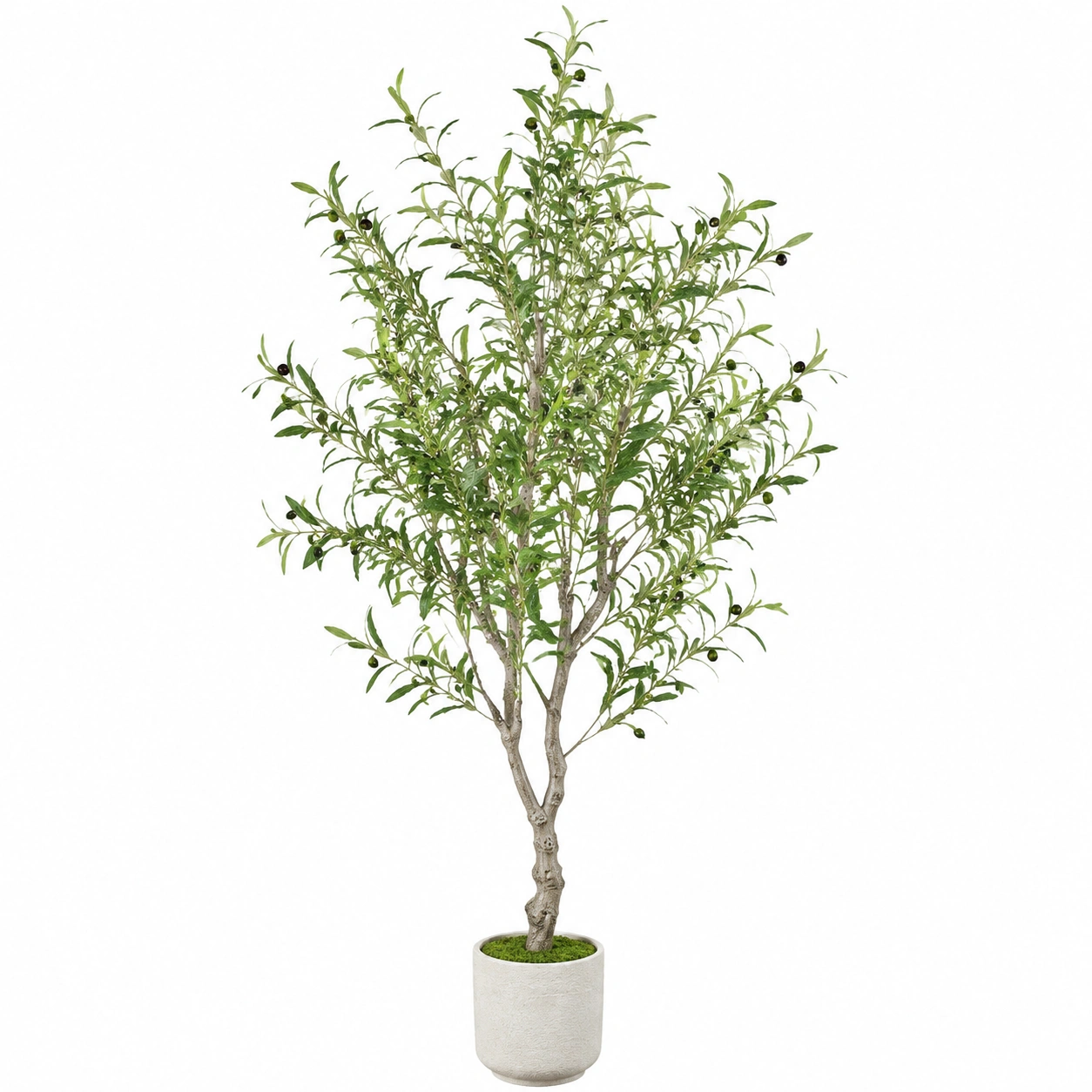 Árbol de olivo artificial con maceta 160 cm verde-HOMAV ORA