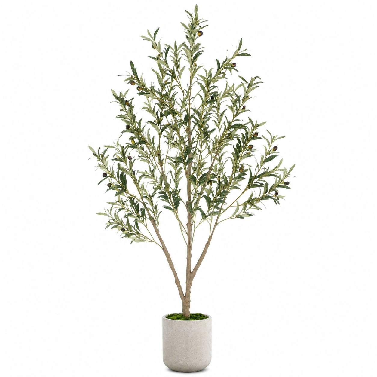 Árbol de Olivo Artificial con Maceta 180cm Verde-HOMAV ORA