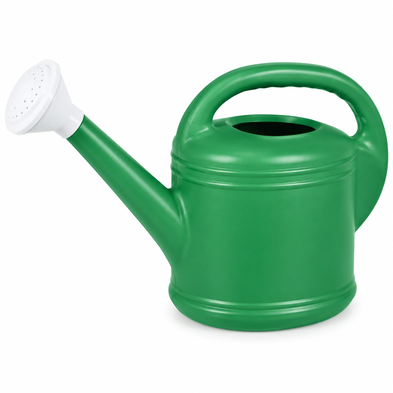 Regadera Verde de Plástico con Asa Cómoda 5L-HOMAV ORA