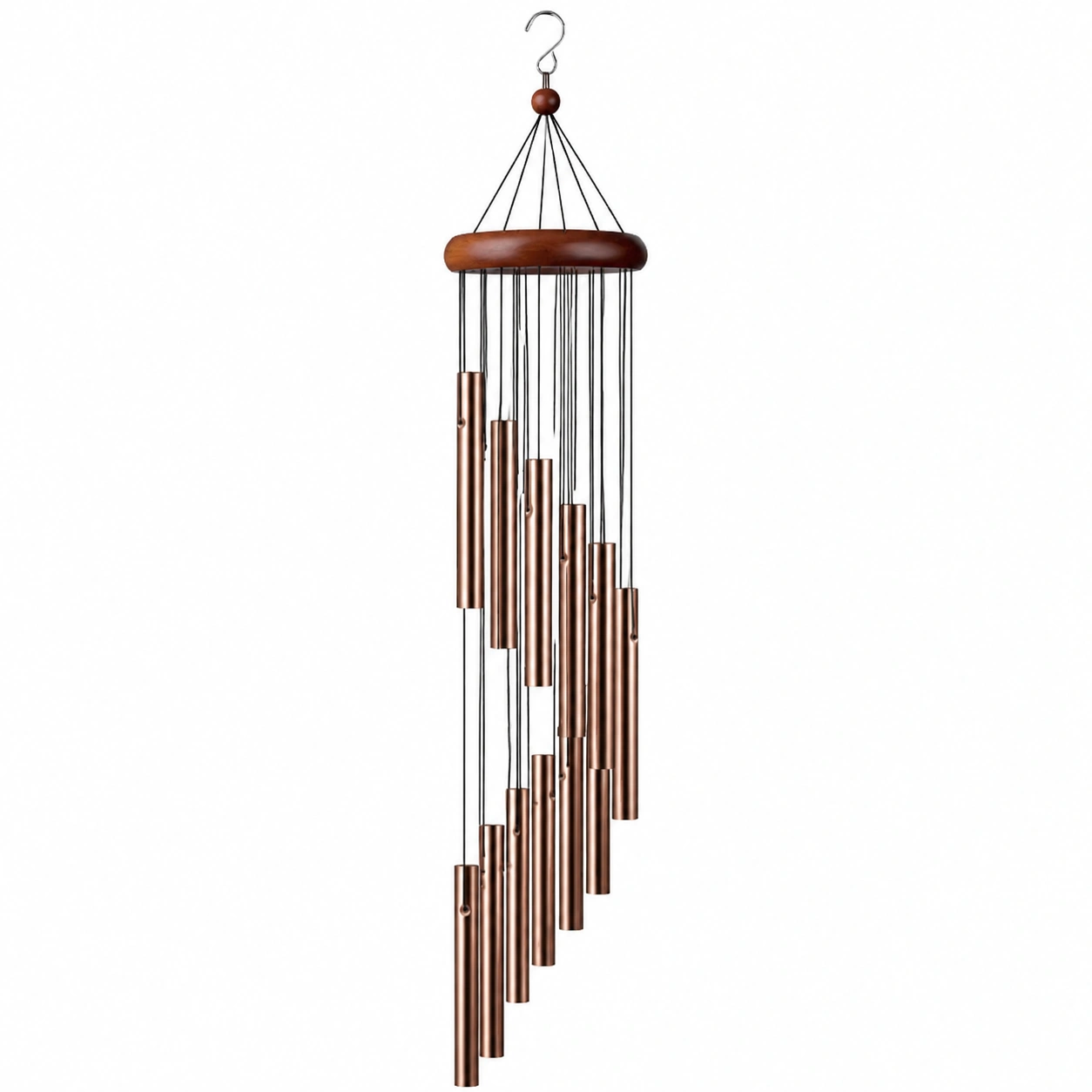 Campanillas de Viento de Metal Bronce para Decoración 90cm-HOMAV ORA