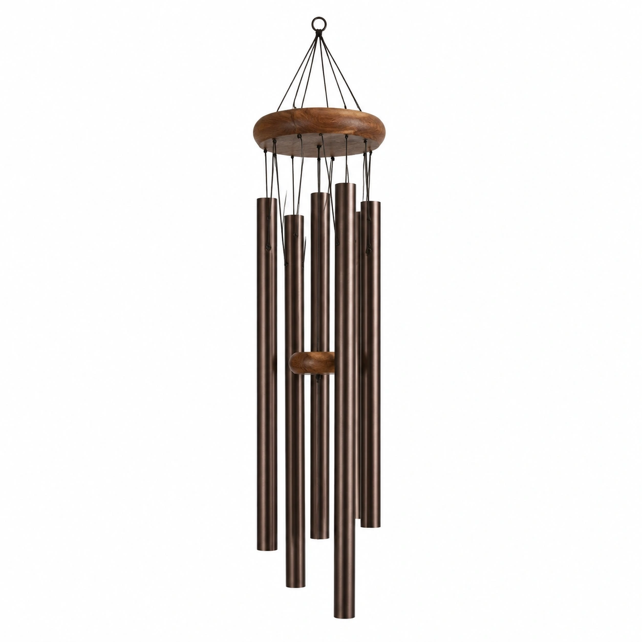 Campana de Viento de Tubos Metálicos Color Bronce 90 cm-HOMAV ORA