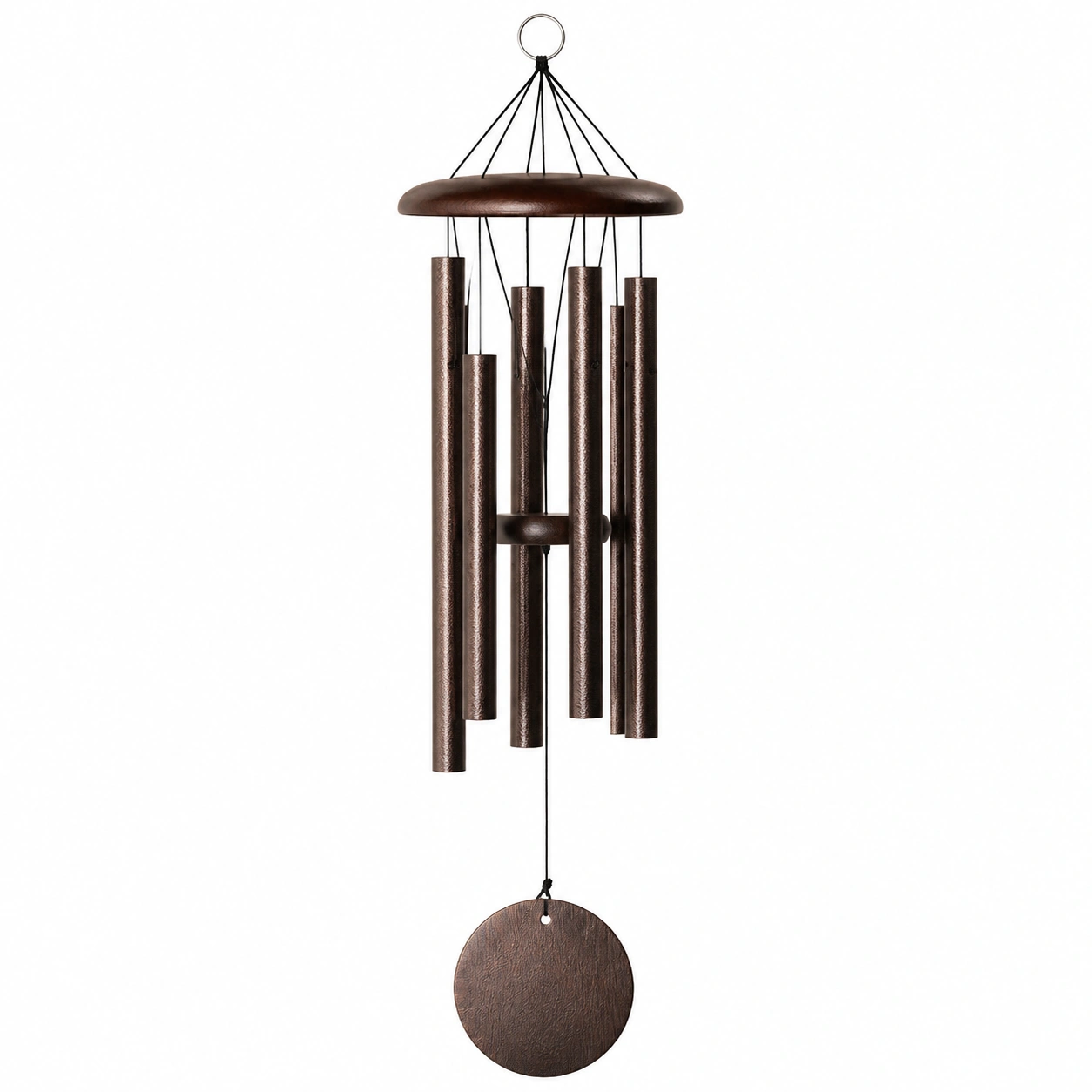 Campanas de viento decorativas marrón bronce con sonido melódico-HOMAV ORA