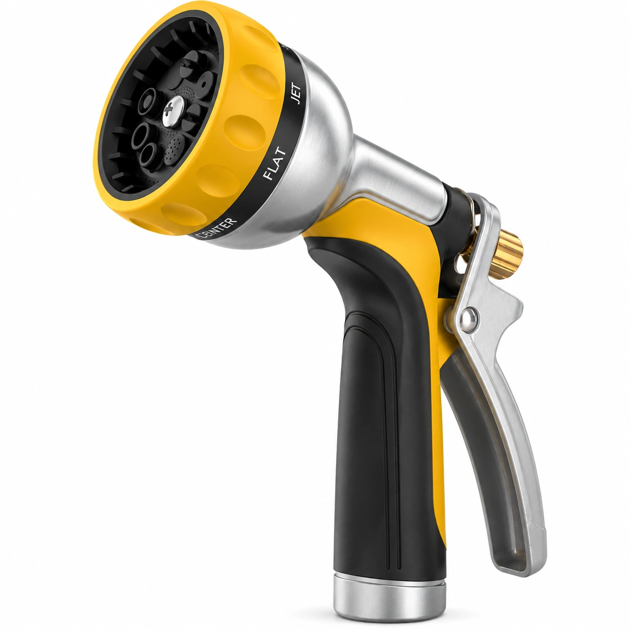 Pistola de Riego 7 Modos Amarillo y Negro-HOMAV ORA