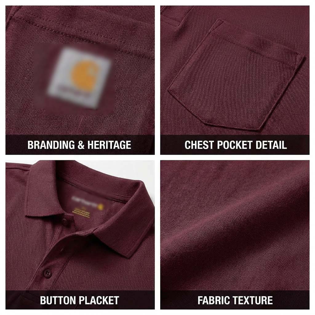 Promotion 🔥🔥CHT Men's Workwear Loose Fit Heavyweight POLOS (Also Available in Big & Tall)