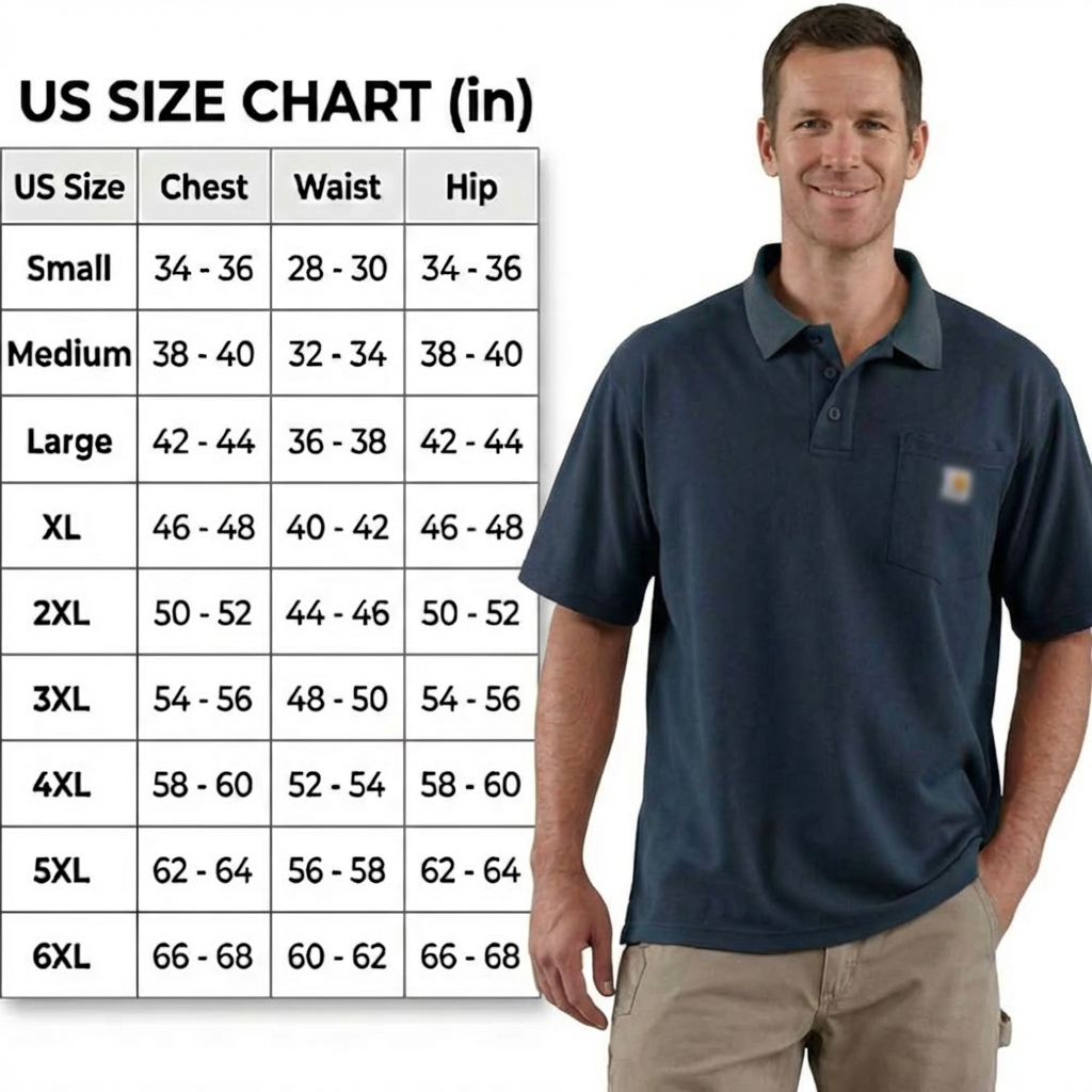 Promotion 🔥🔥CHT Men's Workwear Loose Fit Heavyweight POLOS (Also Available in Big & Tall)