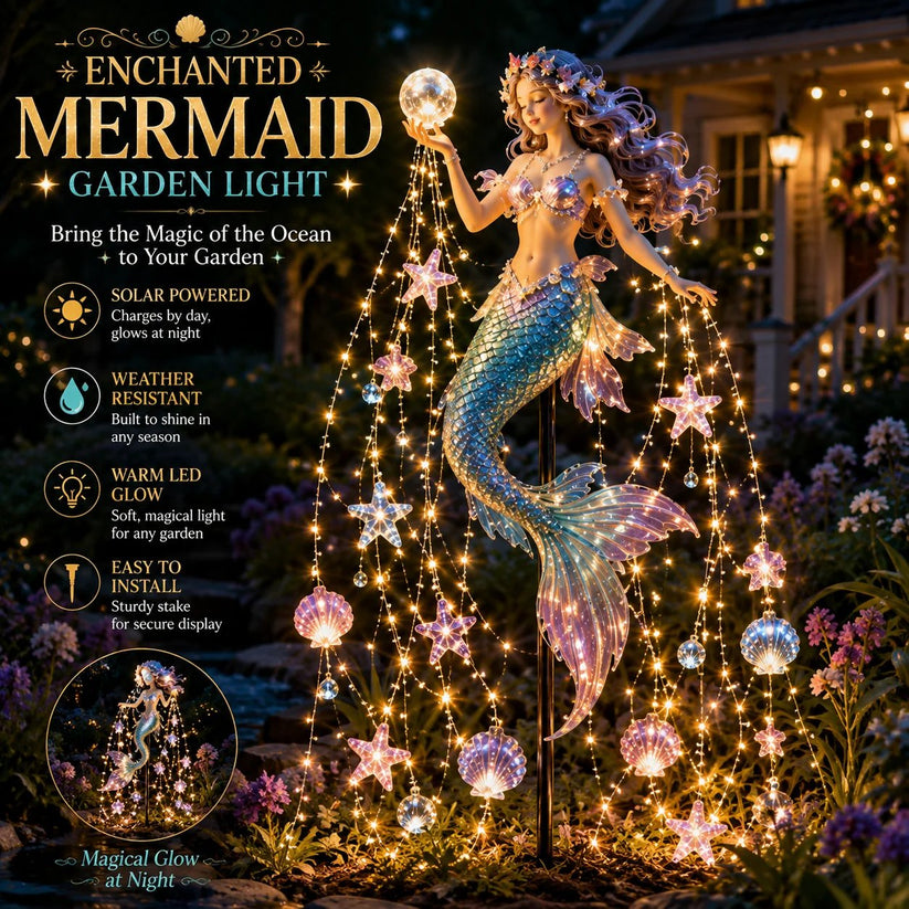 🔥✨ Enchanted Flower Fairy Solar Garden Light – Magical Glowing Outdoor Christmas Yard Decor 🧚🌸