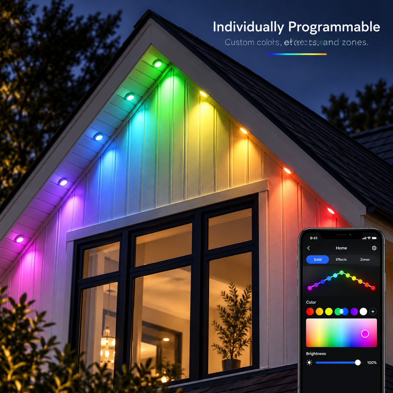 🎅Early Christmas 50% OFF - Smart Rainbow LED Permanent Outdoor Light - Smartlight 🎁