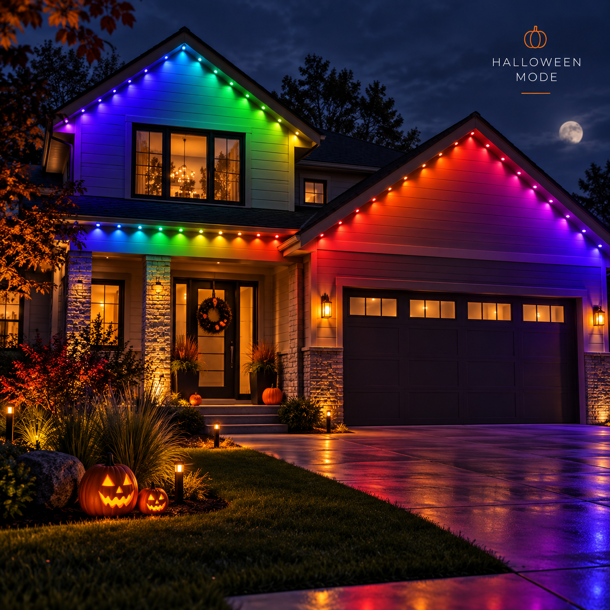 🎅Early Christmas 50% OFF - Smart Rainbow LED Permanent Outdoor Light - Smartlight 🎁