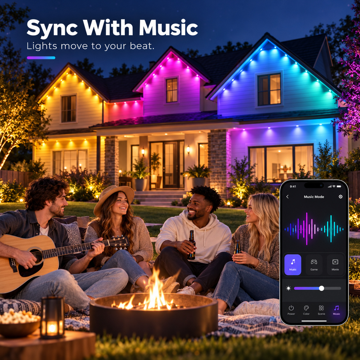 🎅Early Christmas 50% OFF - Smart Rainbow LED Permanent Outdoor Light - Smartlight 🎁