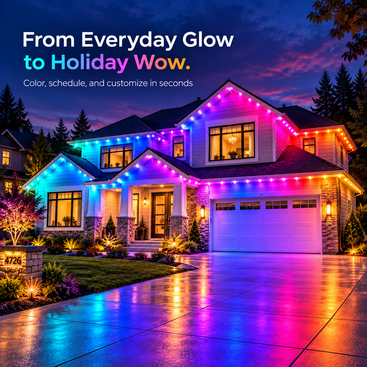 🎅Early Christmas 50% OFF - Smart Rainbow LED Permanent Outdoor Light - Smartlight 🎁