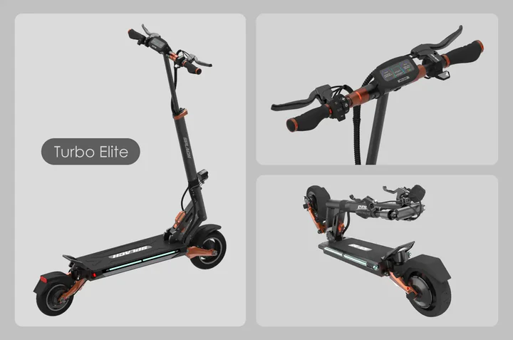 Ultra-Smooth Suspension E-Scooter to propel you fast.