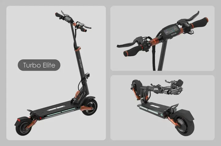 Ultra-Smooth Suspension E-Scooter to propel you fast.