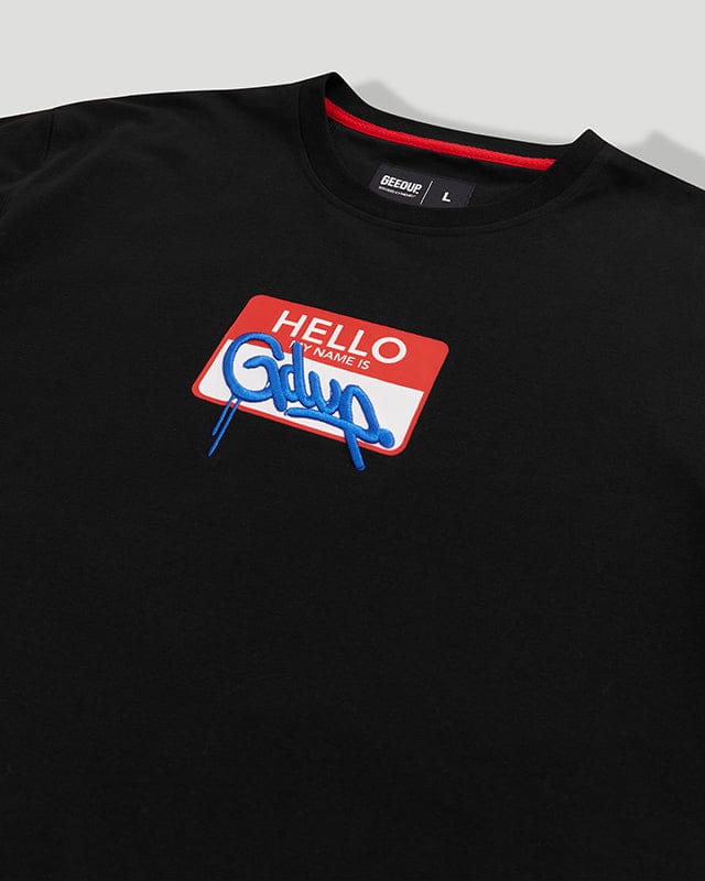 GDUP Black Sticker T-Shirt