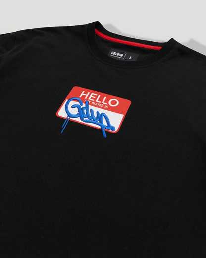 GDUP Black Sticker T-Shirt