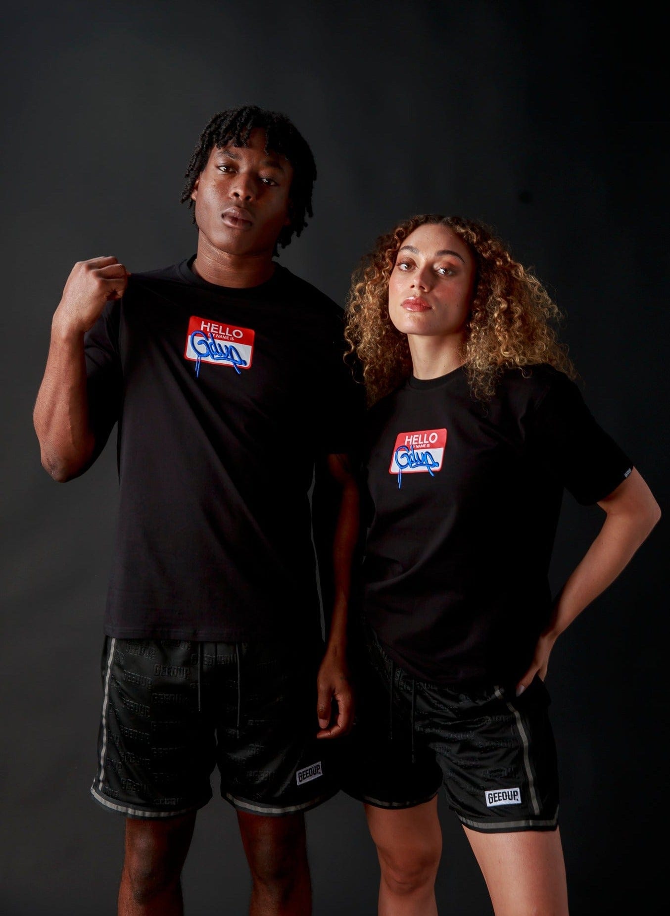 GDUP Black Sticker T-Shirt