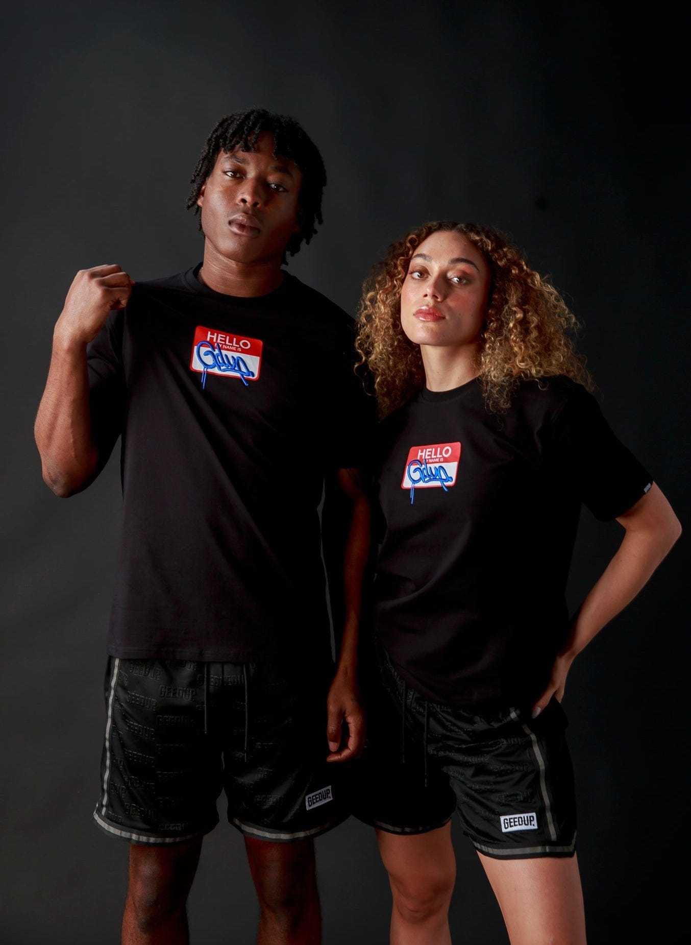 GDUP Black Sticker T-Shirt