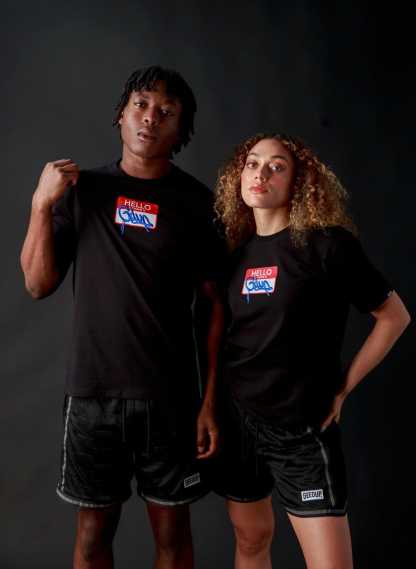 GDUP Black Sticker T-Shirt