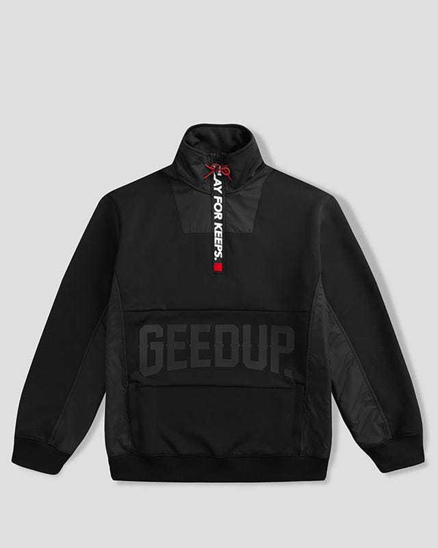 Geedup Core Logo Qtr Black Zip