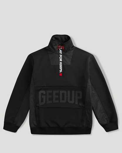 Geedup Core Logo Qtr Black Zip