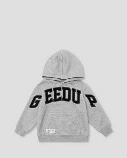 Geedup Team Logo Grey/Black Kids Tracksuit