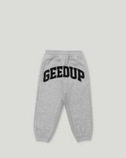 Geedup Team Logo Grey/Black Kids Tracksuit
