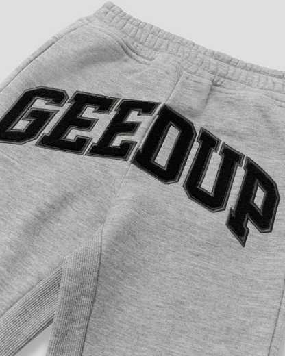 Geedup Team Logo Grey/Black Kids Tracksuit