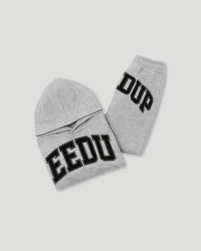 Geedup Team Logo Grey/Black Kids Tracksuit