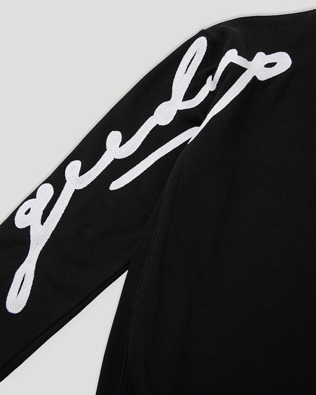 Geedup Script Logo Black Crewneck