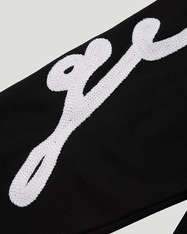Geedup Script Logo Black Crewneck