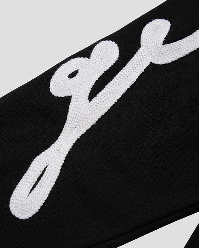 Geedup Script Logo Black Crewneck