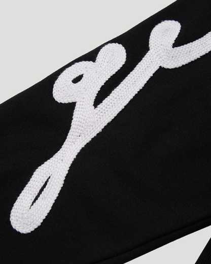 Geedup Script Logo Black Crewneck