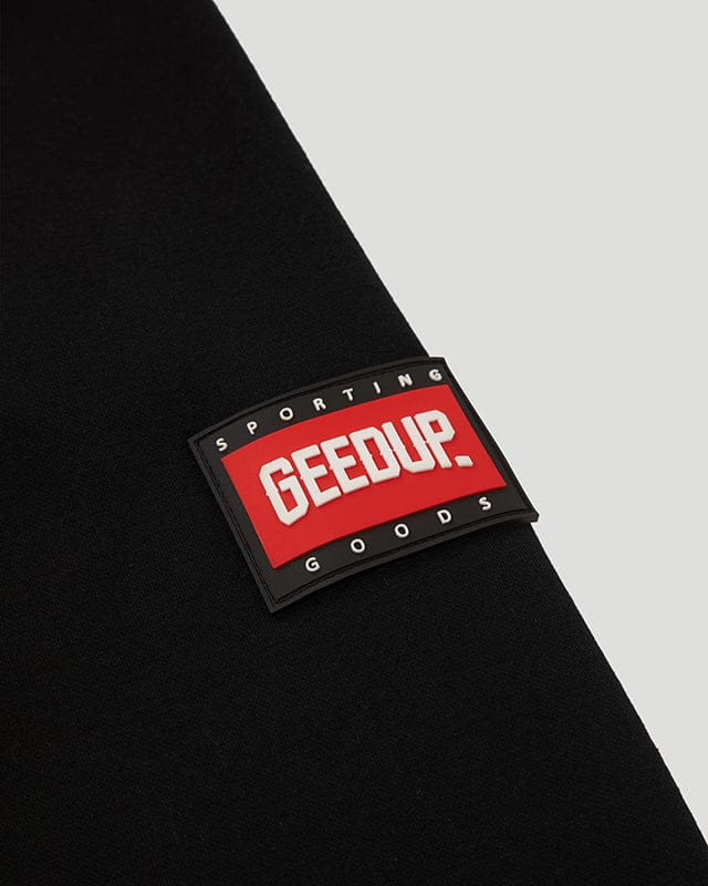 Geedup Script Logo Black Crewneck