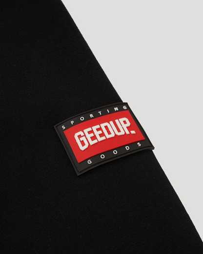 Geedup Script Logo Black Crewneck