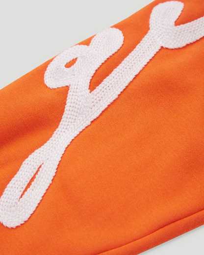 Geedup Script Logo Orange Crewneck